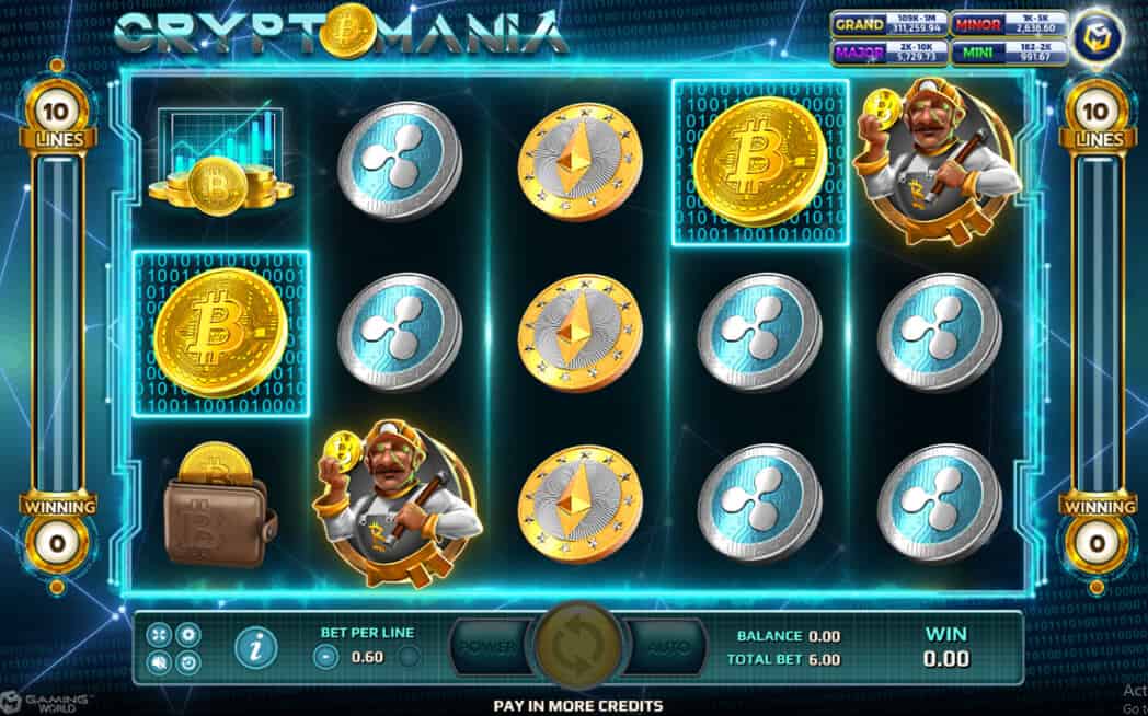 Crypto Mania Game XOSlot