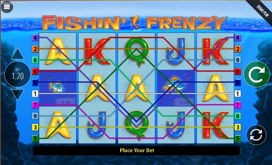 Fishin’ Frenzy สล็อต Microgaming จาก slotxo ถอน ไม่มี ขั้นต่ำ
