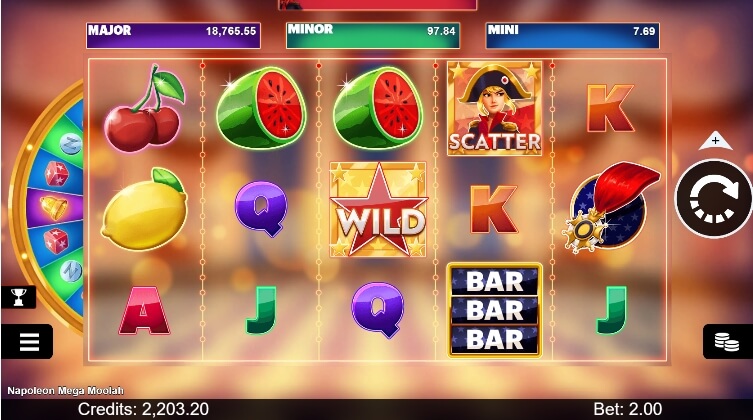 Napoleon Mega Moolah MICROGAMING 168slotxo