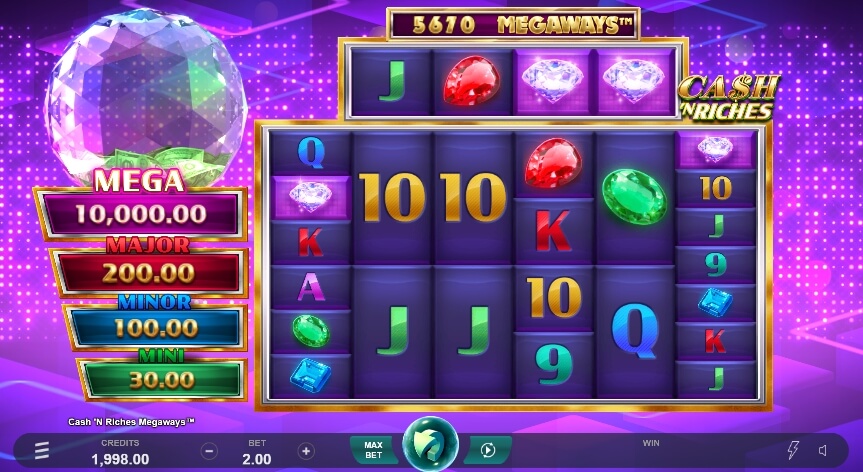 Cash 'N Riches Megaways MICROGAMING 168slotxo
